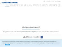 Tablet Screenshot of conlicencia.com